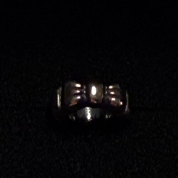 Authentic Pandora Cute Bow Spacer Charm 790303 Sterling Silver 925 - Picture 3 of 3